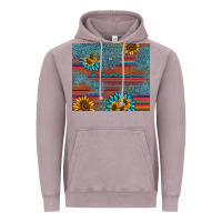 Vintage Zinc sunflower gemstone serape tumbler Vintage Hoodie - AdoDesignShop