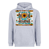 Heather Grey god gifted me two titles mom and grandma and i rock them both Heavyweight Hoodie - JahusDesignShop