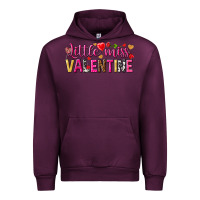 Mauve Wine little miss valentine Urban Hoodie - NancyCooperArtShop