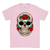 Bubblegum Pink mexican day of the dead Classic Tee - texasbilliewilder