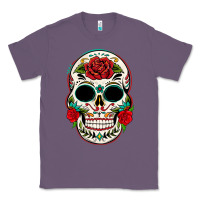 Lavender mexican day of the dead Classic Tee - texasbilliewilder