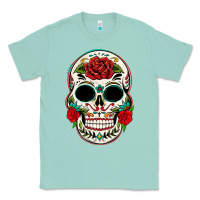 Seafoam mexican day of the dead Classic Tee - texasbilliewilder