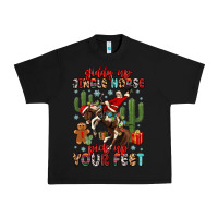 Black giddy up jingle horse pick up your feet Urban Heavy Tee - MaliasSmallBusiness