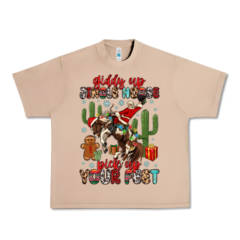 Giddy Up Jingle Horse Pick Up Your Feet Urban Heavy Tee by MaliasSmallBusiness | Teevron