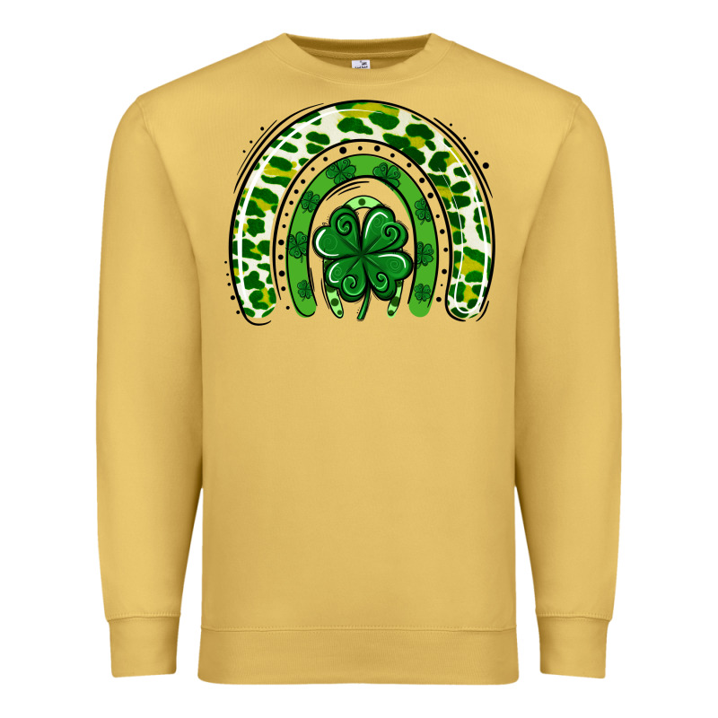 St Patrick Rainbow Premium Sweatshirt by Jasminsmagicworld | Teevron
