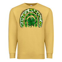 Antique Gold St Patrick Rainbow Premium Sweatshirt - Jasminsmagicworld