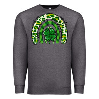 Charcoal Heather St Patrick Rainbow Premium Sweatshirt - Jasminsmagicworld