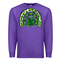 Purple St Patrick Rainbow Premium Sweatshirt - Jasminsmagicworld