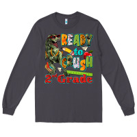 Smoke ready to crush second grade Long Sleeve Tee - texasbilliewilder