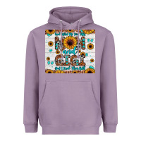 Lavender god gifted me two titles mom and gigi and i rock them both Heavyweight Hoodie - JahusDesignShop