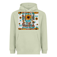God Gifted Me Two Titles Mom And Gigi And I Rock Them Both Heavyweight Hoodie | Teevron
