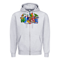 Heather Grey autism nurse Zipper Hoodie - Zillion Design Studio
