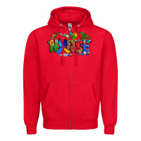 Red autism nurse Zipper Hoodie - Zillion Design Studio