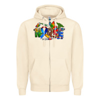 Sandshell autism nurse Zipper Hoodie - Zillion Design Studio