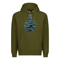 Army Green Colorado Blue Spruce Premium Hoodie - RanaPortraitStore