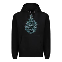 Black Colorado Blue Spruce Premium Hoodie - RanaPortraitStore