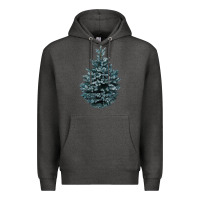 Charcoal Heather Colorado Blue Spruce Premium Hoodie - RanaPortraitStore