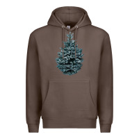 Coffee Colorado Blue Spruce Premium Hoodie - RanaPortraitStore