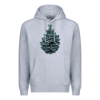 Heather Grey Colorado Blue Spruce Premium Hoodie - RanaPortraitStore