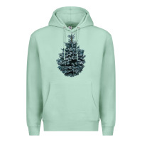 Seafoam Colorado Blue Spruce Premium Hoodie - RanaPortraitStore