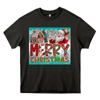 Asphalt merry Christmas Heavy Core Tee - CowhideDigitalArt