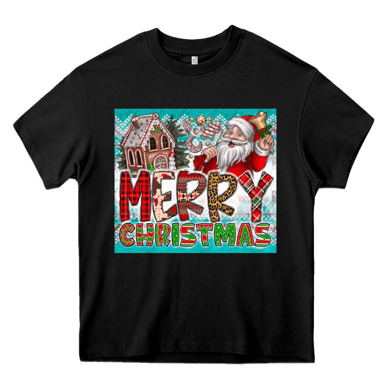 Merry Christmas Heavy Core Tee by CowhideDigitalArt | Teevron