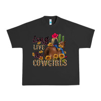 Pigment Black long live the cowgirls Urban Heavy Tee - MaliasSmallBusiness