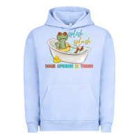 Pigment Grape Ice splash splash your opinion is trash Urban Hoodie - MaliasSmallBusiness