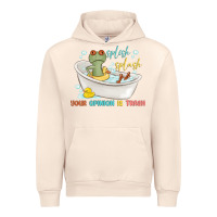 Sandshell splash splash your opinion is trash Urban Hoodie - MaliasSmallBusiness