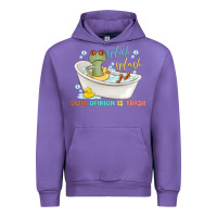 Tulip splash splash your opinion is trash Urban Hoodie - MaliasSmallBusiness