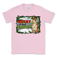 Bubblegum Pink merry and bright shiba inu Classic Tee - RanaPortraitStore