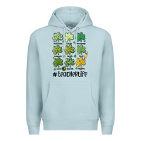 Blue Mist teacher st.patrick's Premium Hoodie - MaliasSmallBusiness