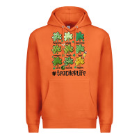Carrot teacher st.patrick's Premium Hoodie - MaliasSmallBusiness