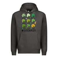 Charcoal Heather teacher st.patrick's Premium Hoodie - MaliasSmallBusiness