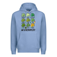 Colony Blue teacher st.patrick's Premium Hoodie - MaliasSmallBusiness
