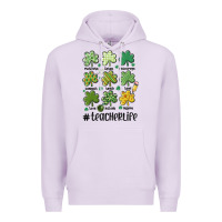 Lilac teacher st.patrick's Premium Hoodie - MaliasSmallBusiness