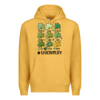 Mustard teacher st.patrick's Premium Hoodie - MaliasSmallBusiness