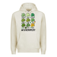 Oatmeal Heather teacher st.patrick's Premium Hoodie - MaliasSmallBusiness