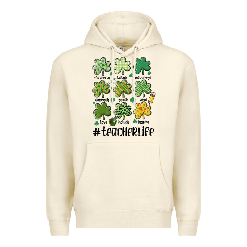 Teacher St.patrick's Premium Hoodie by MaliasSmallBusiness | Teevron