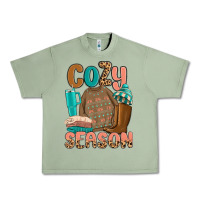 Oil Green cozy season Urban Heavy Tee - MaliasSmallBusiness