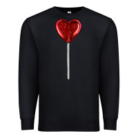 Black heart candy Premium Sweatshirt - AdoDesignShop