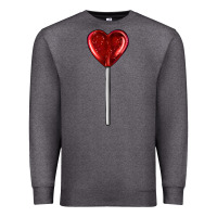 Charcoal Heather heart candy Premium Sweatshirt - AdoDesignShop