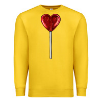 Lemon heart candy Premium Sweatshirt - AdoDesignShop