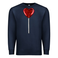 Navy heart candy Premium Sweatshirt - AdoDesignShop