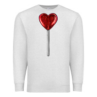 Oatmeal Heather heart candy Premium Sweatshirt - AdoDesignShop