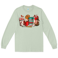 Matcha baseball coffee cup Long Sleeve Tee - AdoDesignShop