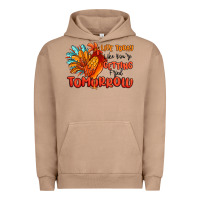 Pigment Burro live today like you're getting fried tomorrow Urban Hoodie - MaliasSmallBusiness