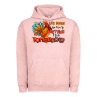 Pigment Salmon live today like you're getting fried tomorrow Urban Hoodie - MaliasSmallBusiness