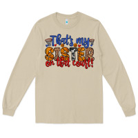 Mushroom that s my sister on that court Long Sleeve Tee - Zillion Design Studio