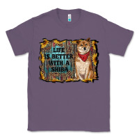 Lavender life is better with a shiba Classic Tee - RanaPortraitStore